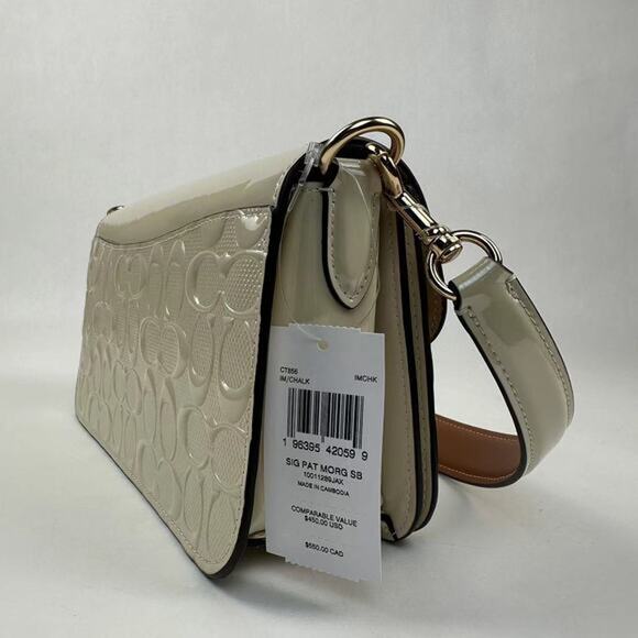 Coach  CT856 Morgan Shoulder Bag in Signature Leather - Picture 14 of 14